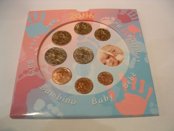 (afbeelding voor) Baby set Frankrijk 2006 BU uitgave De Ruiter